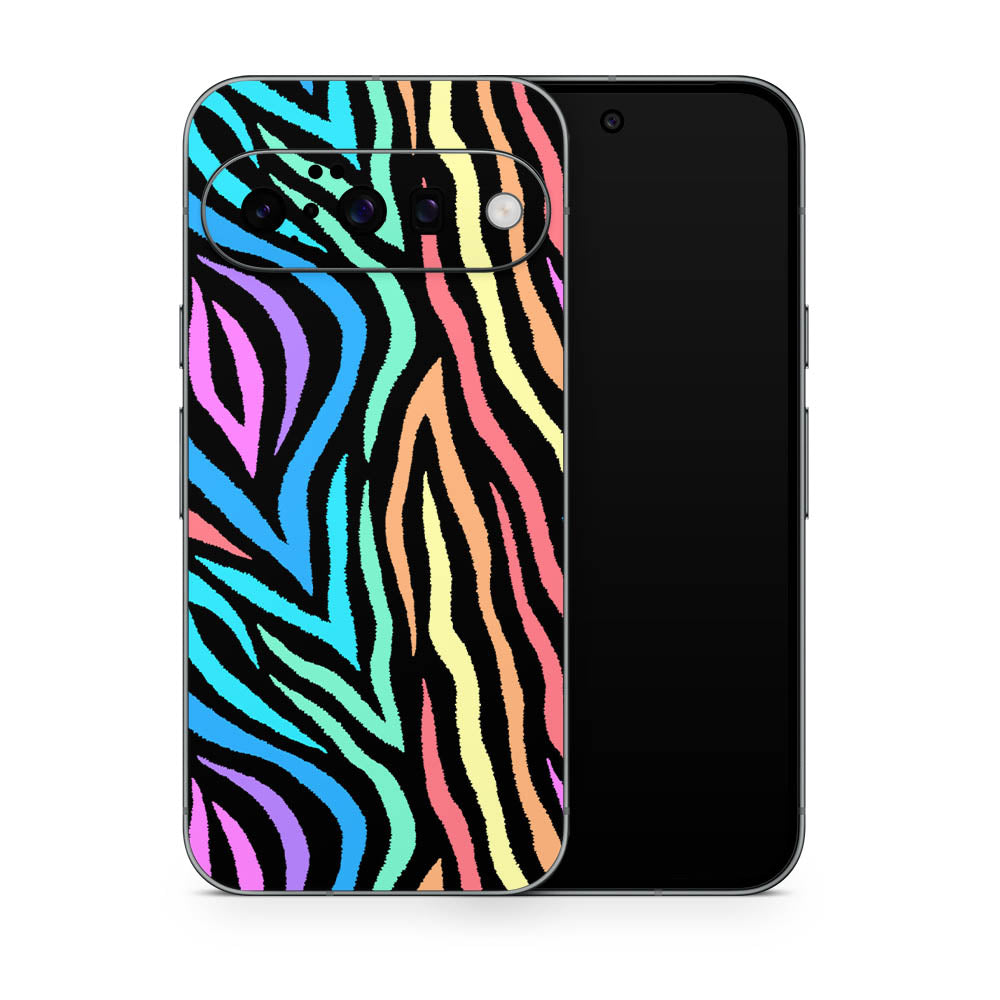 Rainbow Zebra Google Pixel 10 Skin