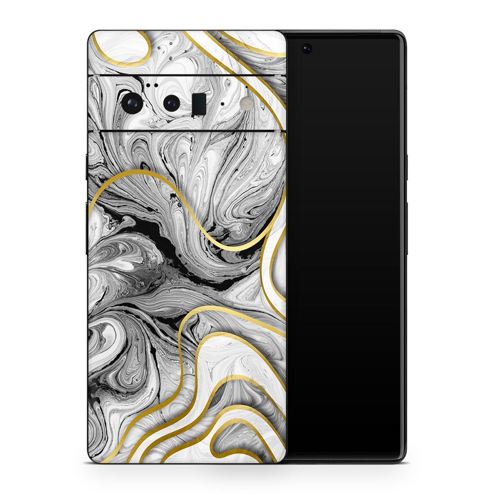 Acrylic Marble Swirl Google Pixel 6 Skin