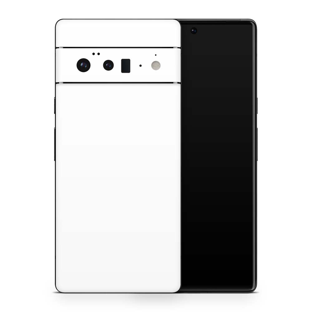 White Google Pixel 6 Skin