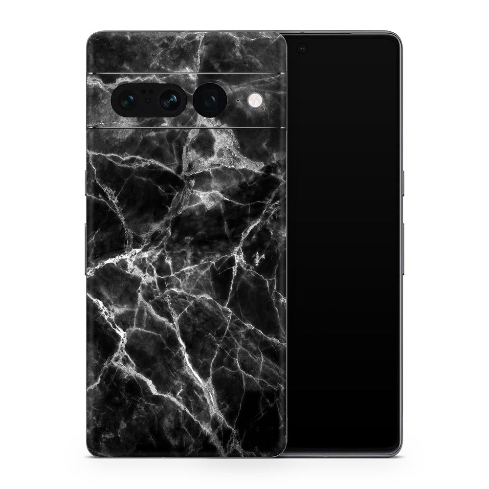 Classic Black Marble Google Pixel 7 Skin