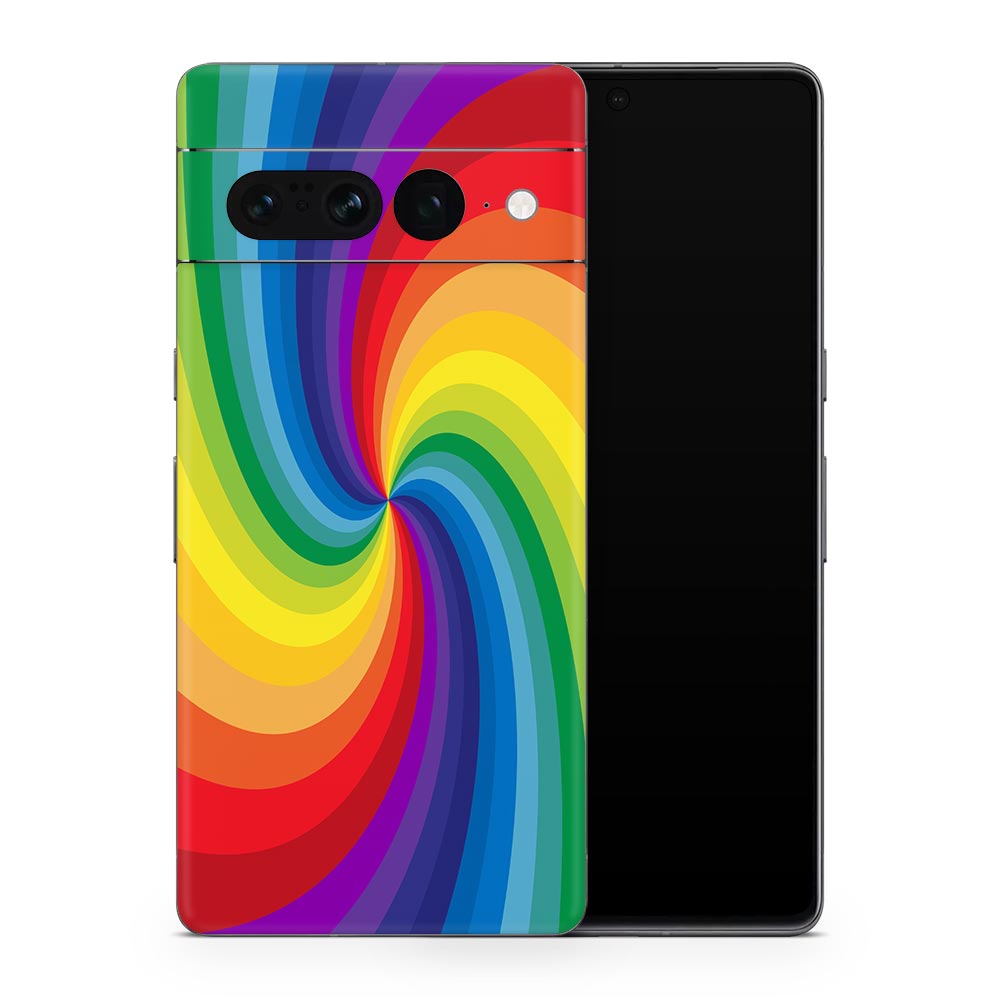 Rainbow Trance Google Pixel 7 Skin