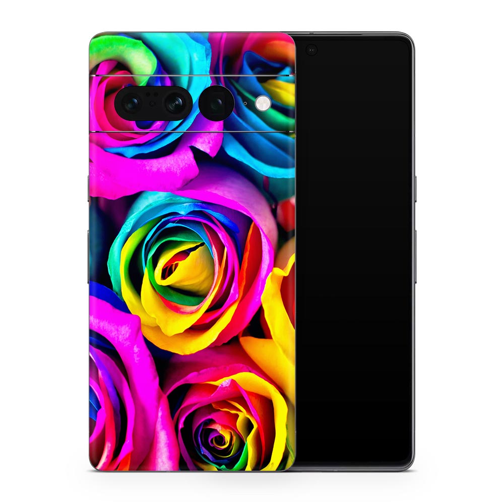 Rainbow Roses Google Pixel 7 Skin