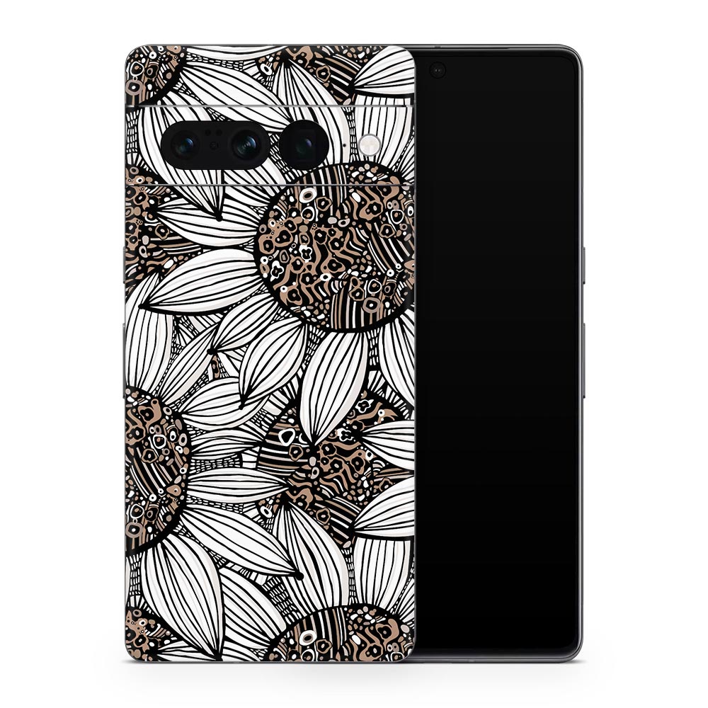 Dark Sunflower Google Pixel 7 Skin