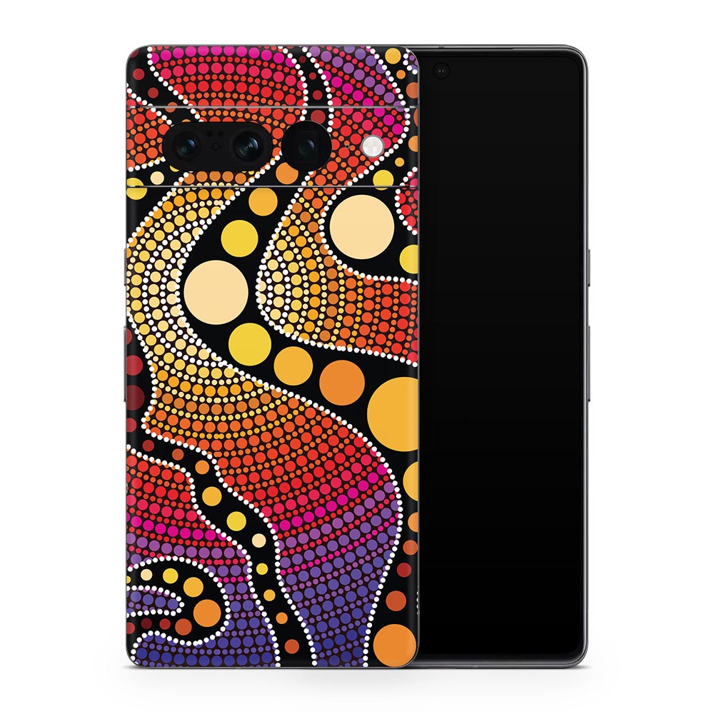 Sunset River Google Pixel 7 Skin