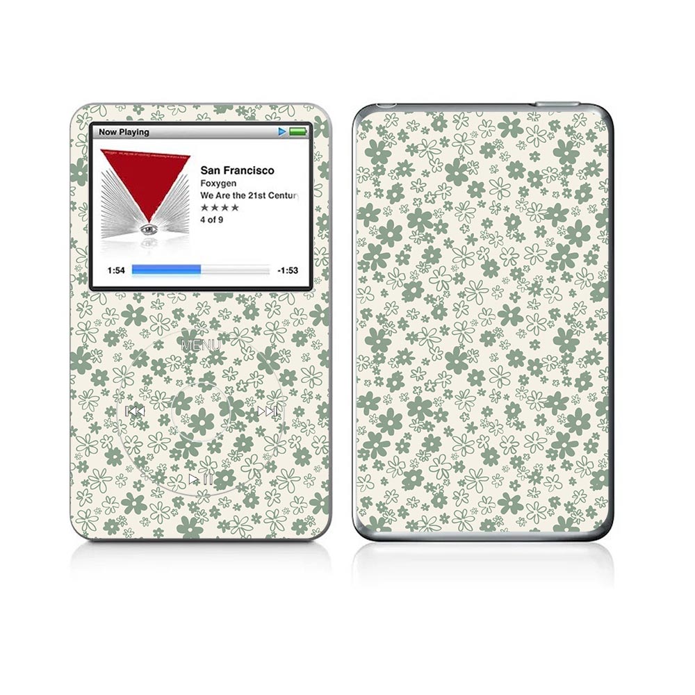 Sage Floral iPod Classic