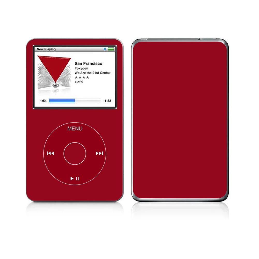 Apple iPod レッド Apple iPod Classic - Red | SkinWraps Australia