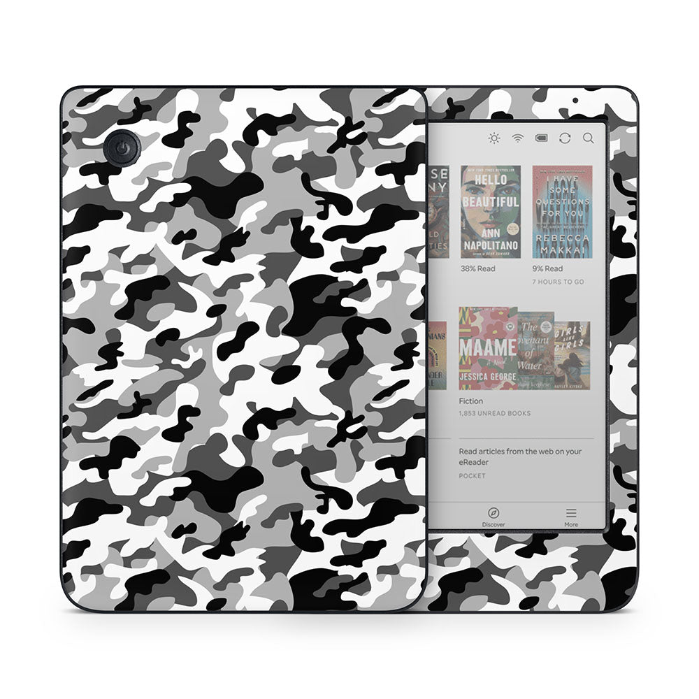Snow Camo Kobo Clara Skin