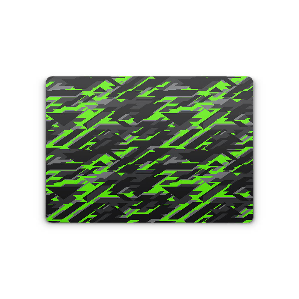 Green Geometric Camo MacBook Neo 13 Skin