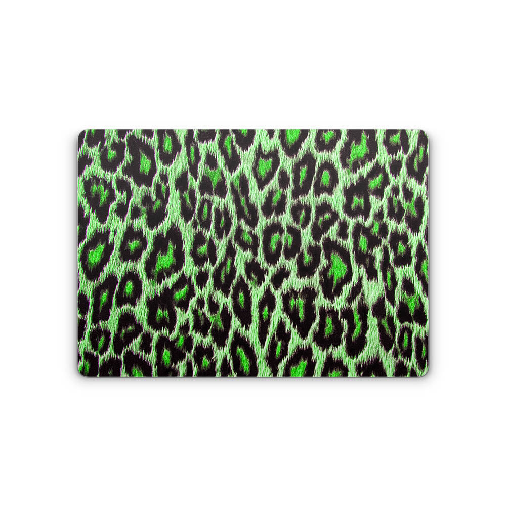 Green Leopard Print MacBook Neo 13 Skin