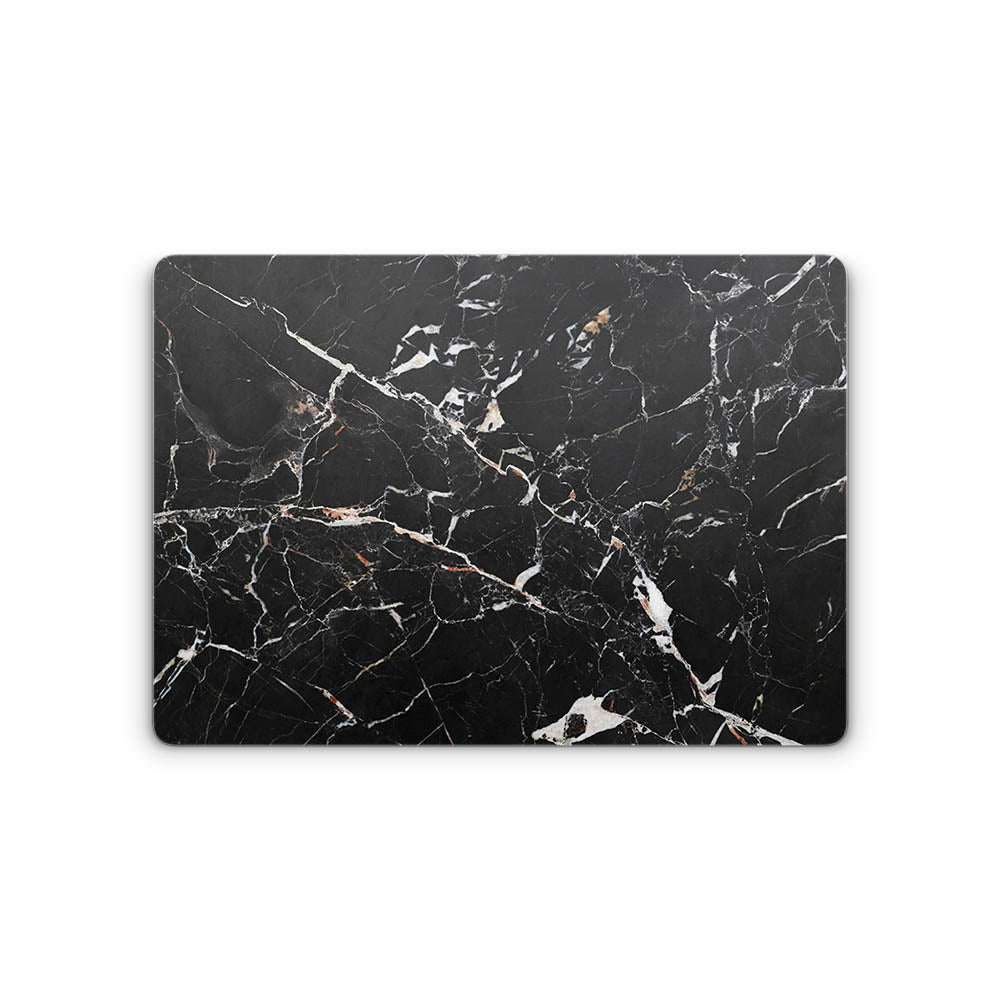 Scratched Black Marble - MacBook Neo 13 Skin