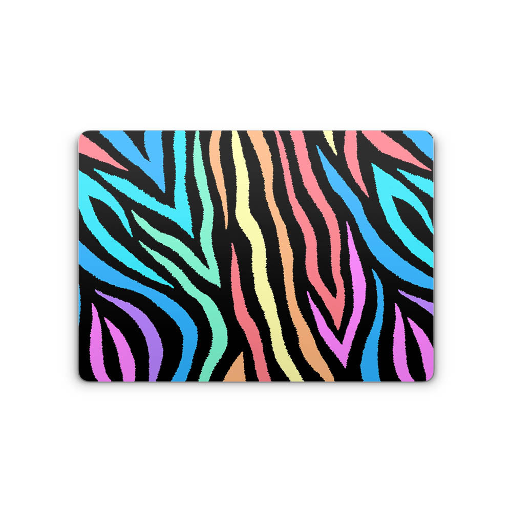 Rainbow Zebra MacBook Neo 13 Skin