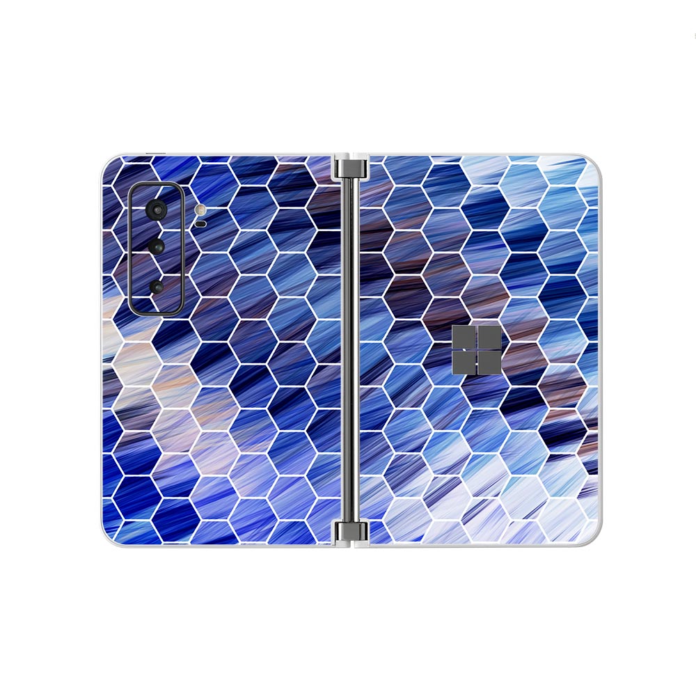Hex Blue Microsoft Surface Duo 2 Skins