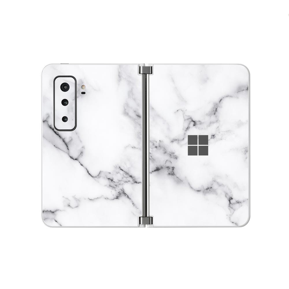White Marble III Microsoft Surface Duo 2 Skins