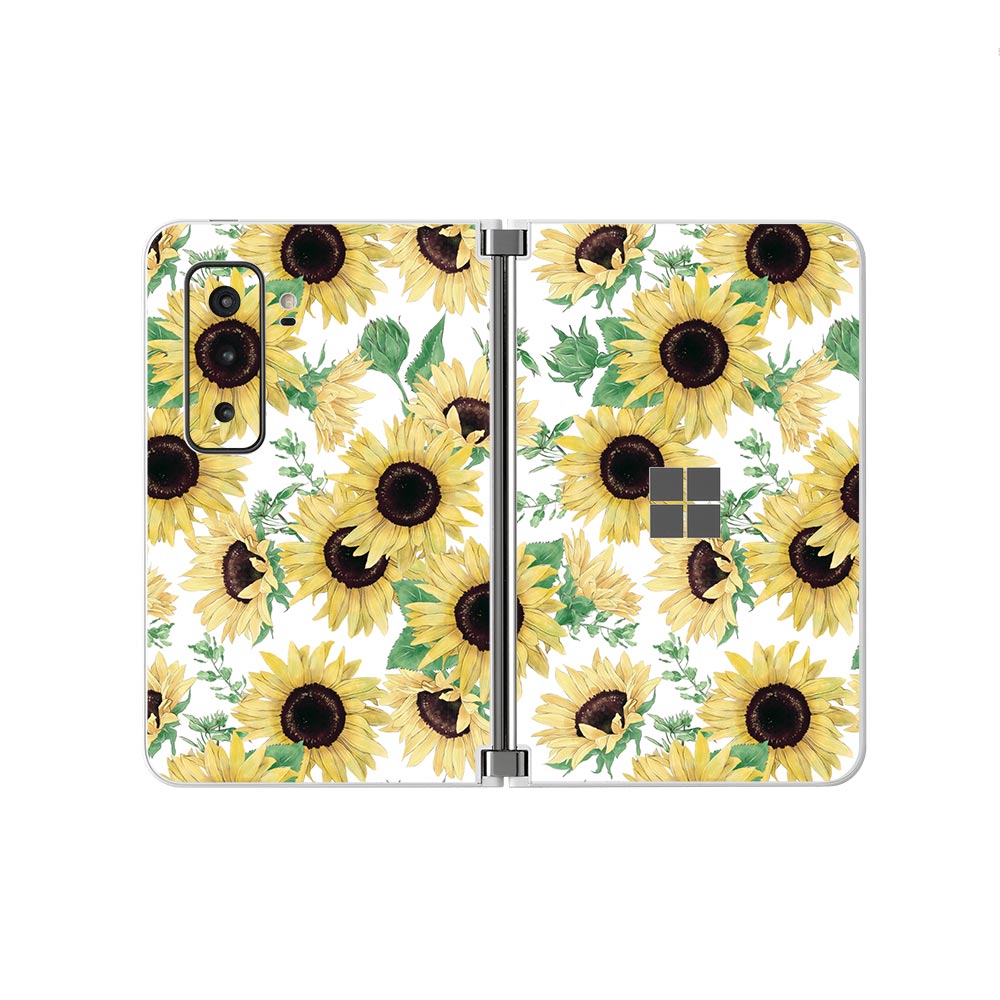 Watercolour Sunflower Microsoft Surface Duo 2 Skins