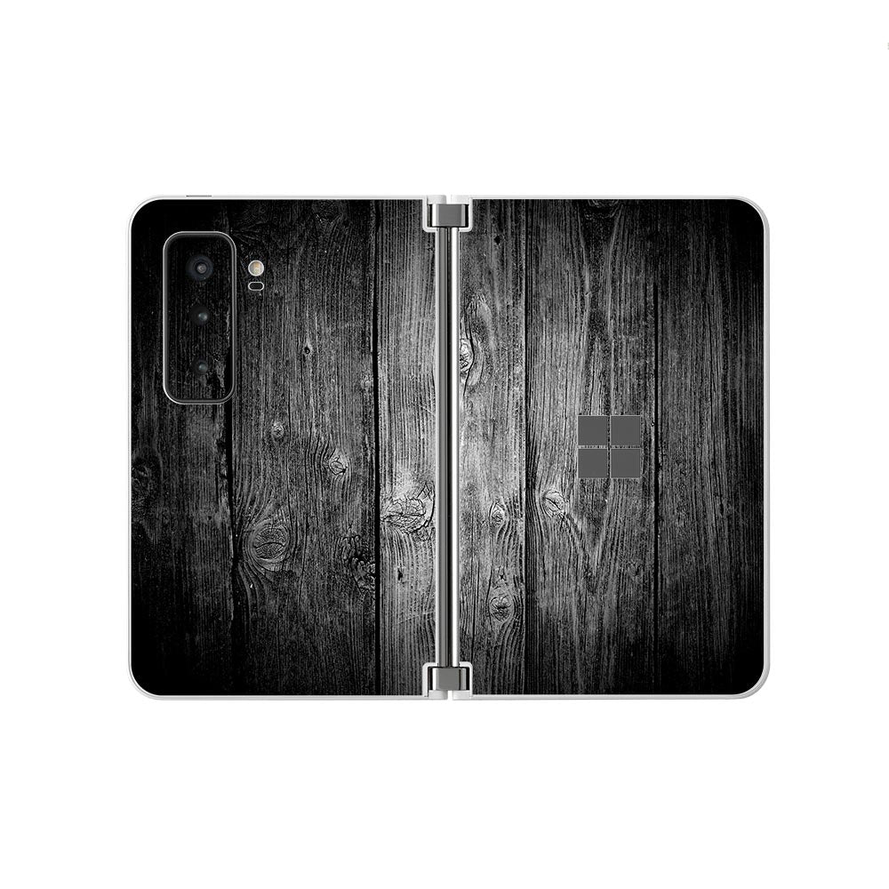Black Timber V2 Microsoft Surface Duo 2 Skins
