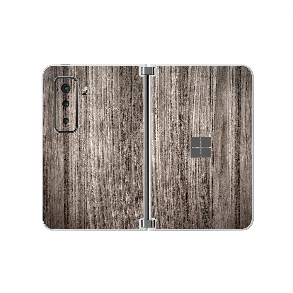 Limed Oak Wood Microsoft Surface Duo 2 Skins