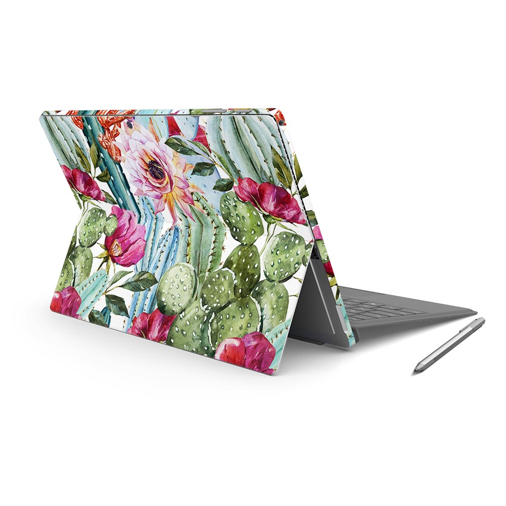 Cactus Flower Surface Pro 7 Skin