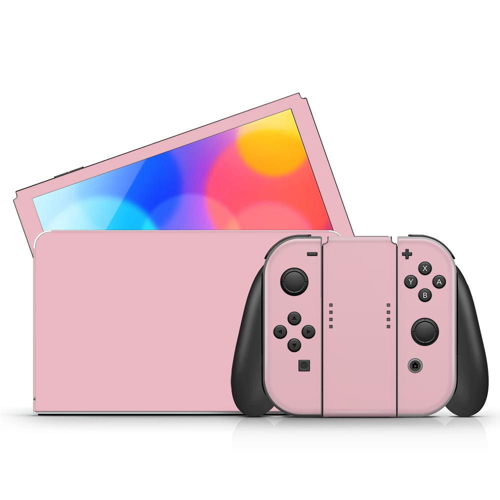 Pink Switch Oled Skin