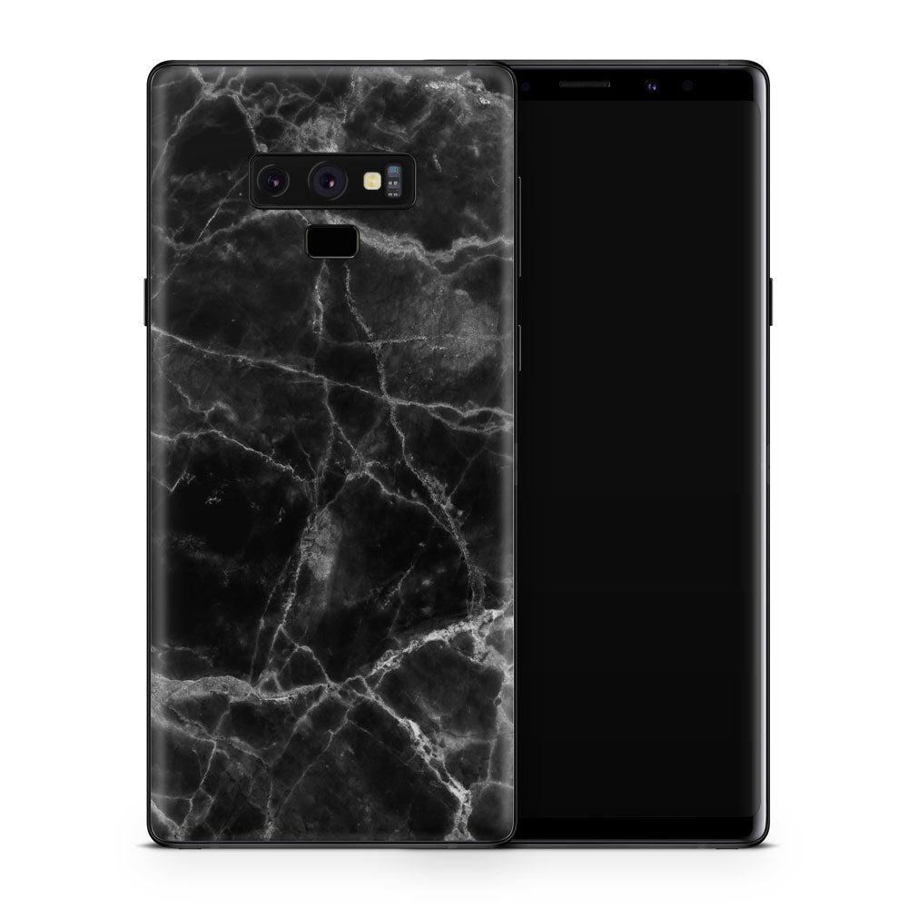 Black Marble Galaxy Note 9 Skin