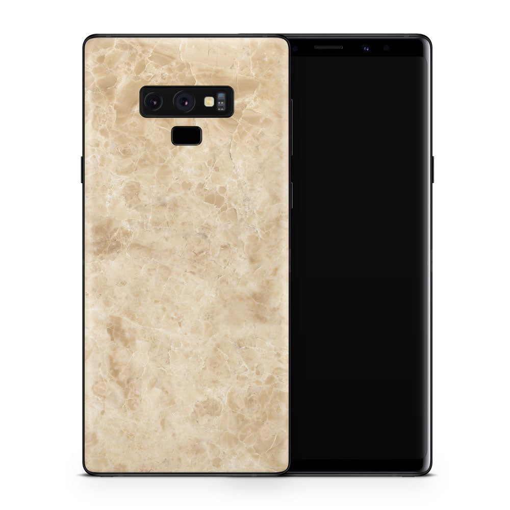 Creme Emperador Marble Galaxy Note 9 Skin