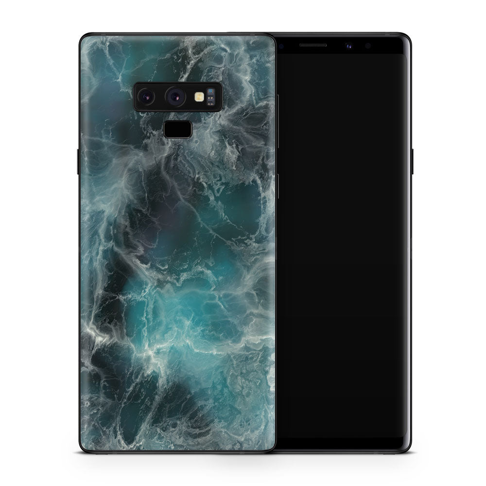 Blue Ocean Marble Galaxy Note 9 Skin