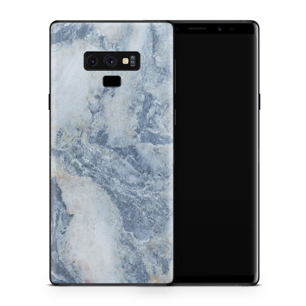 Slate Blue Marble Galaxy Note 9 Skin