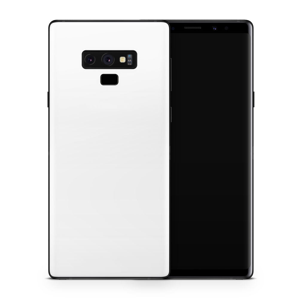 White Galaxy Note 9 Skin
