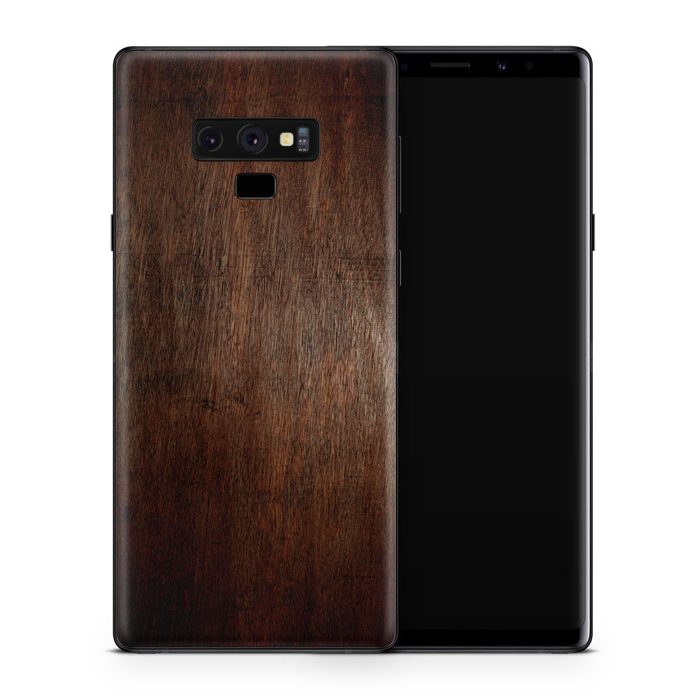 Brown Timber Galaxy Note 9 Skin