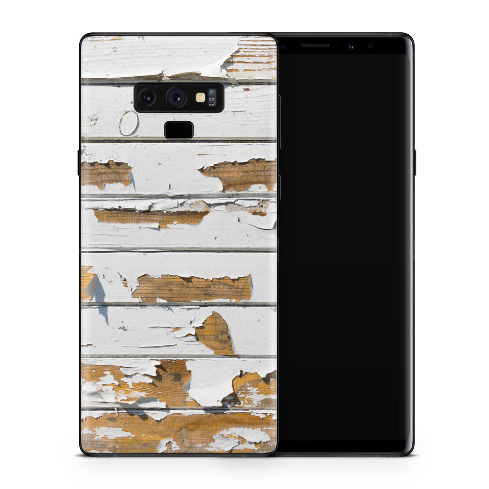 Peeling Wood Panels Galaxy Note 9 Skin