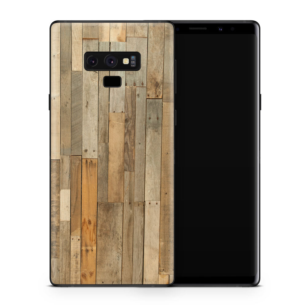 Reclaimed Wood Galaxy Note 9 Skin