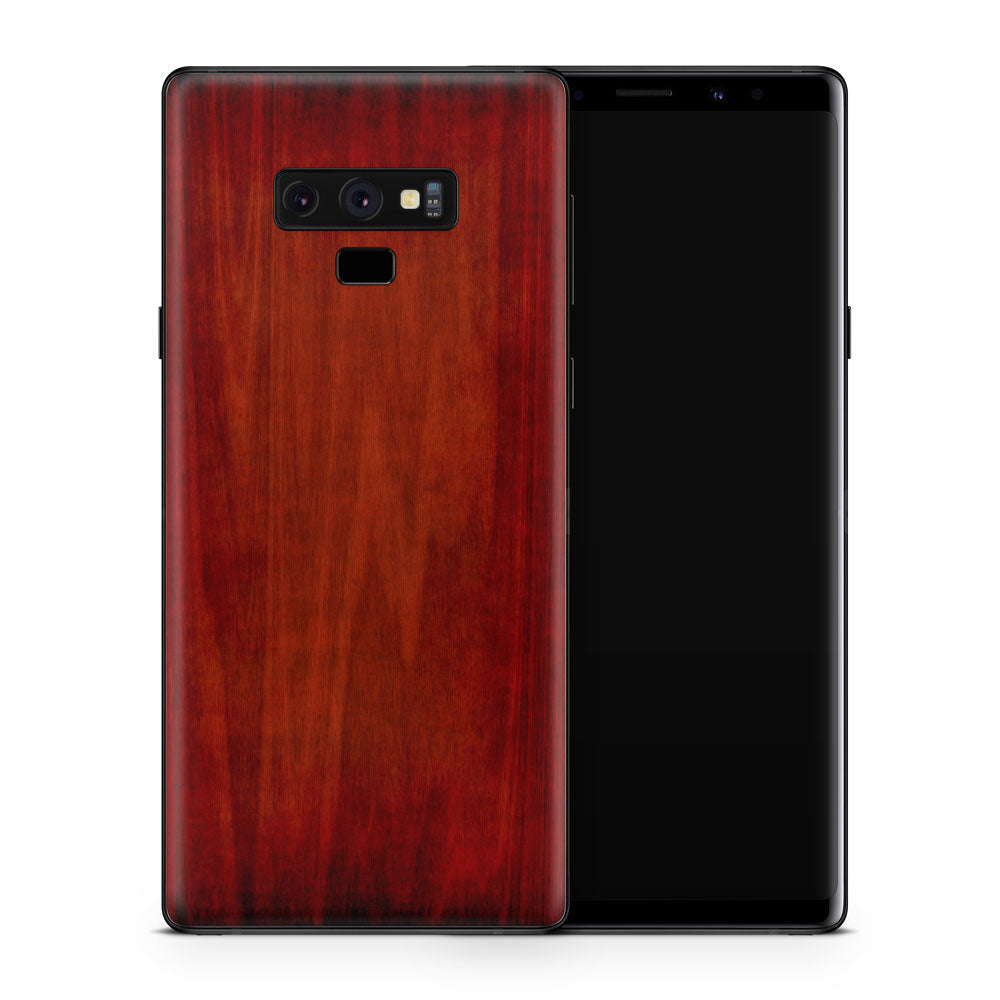Red Wood Galaxy Note 9 Skin