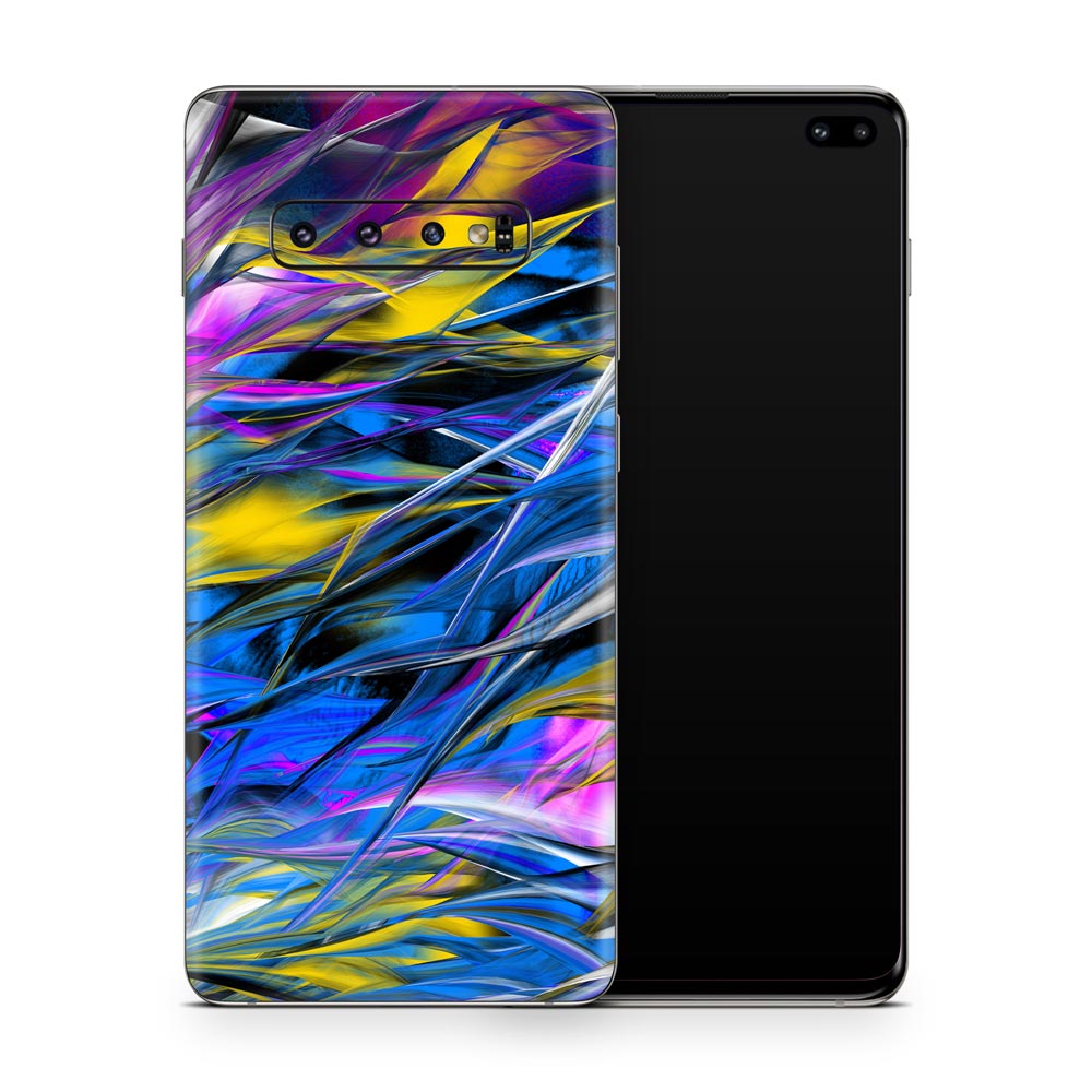 Abstract Breeze Galaxy S10 Skin