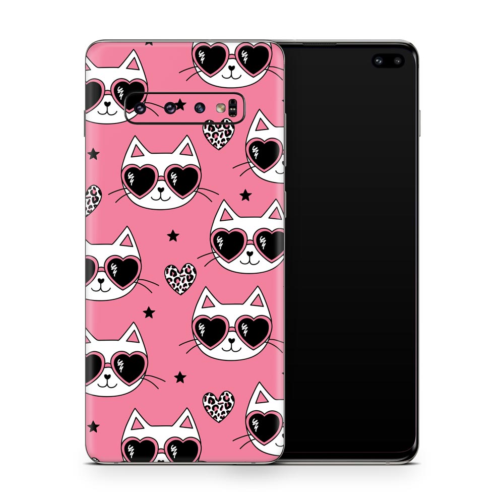 Cool Cats Galaxy S10 Skin
