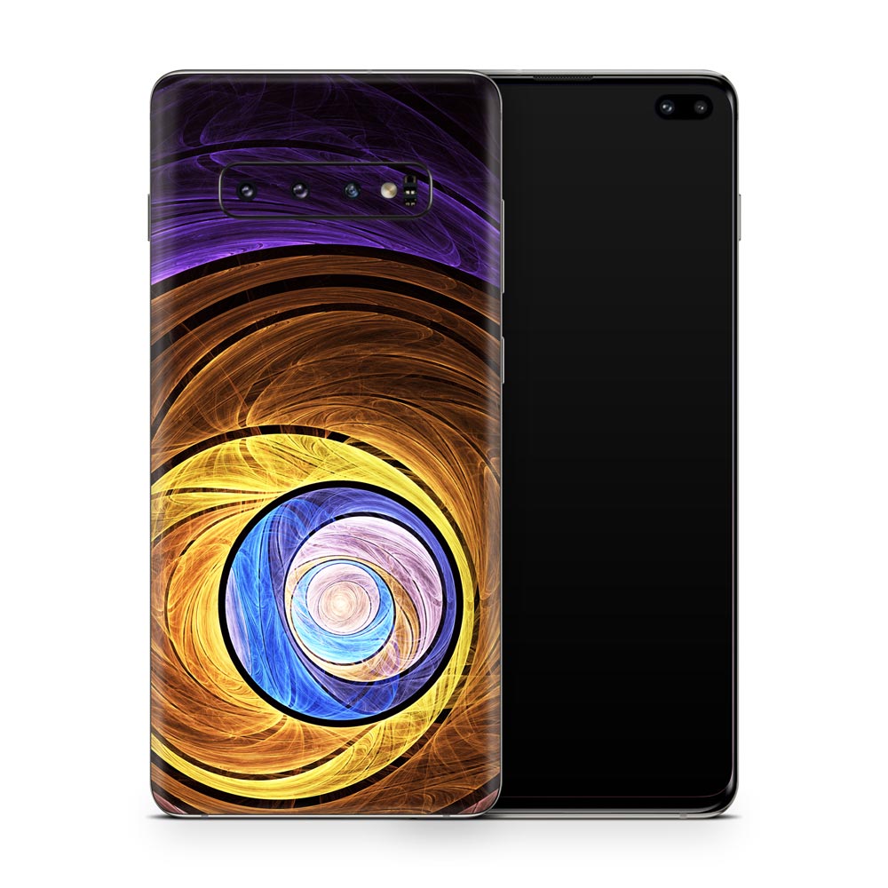 Autumn Fractal Galaxy S10 Skin