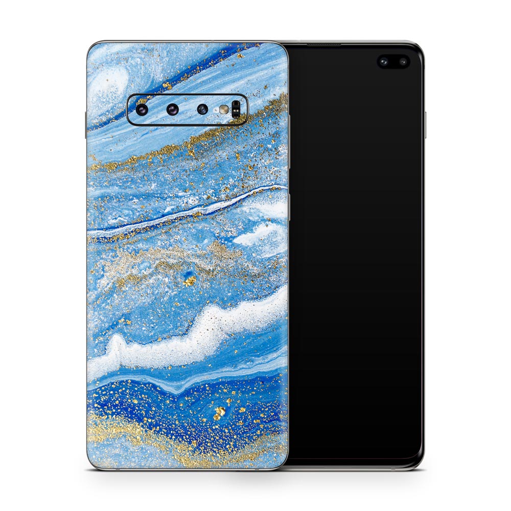 Blue Marble Sprinkles Galaxy S10 Skin