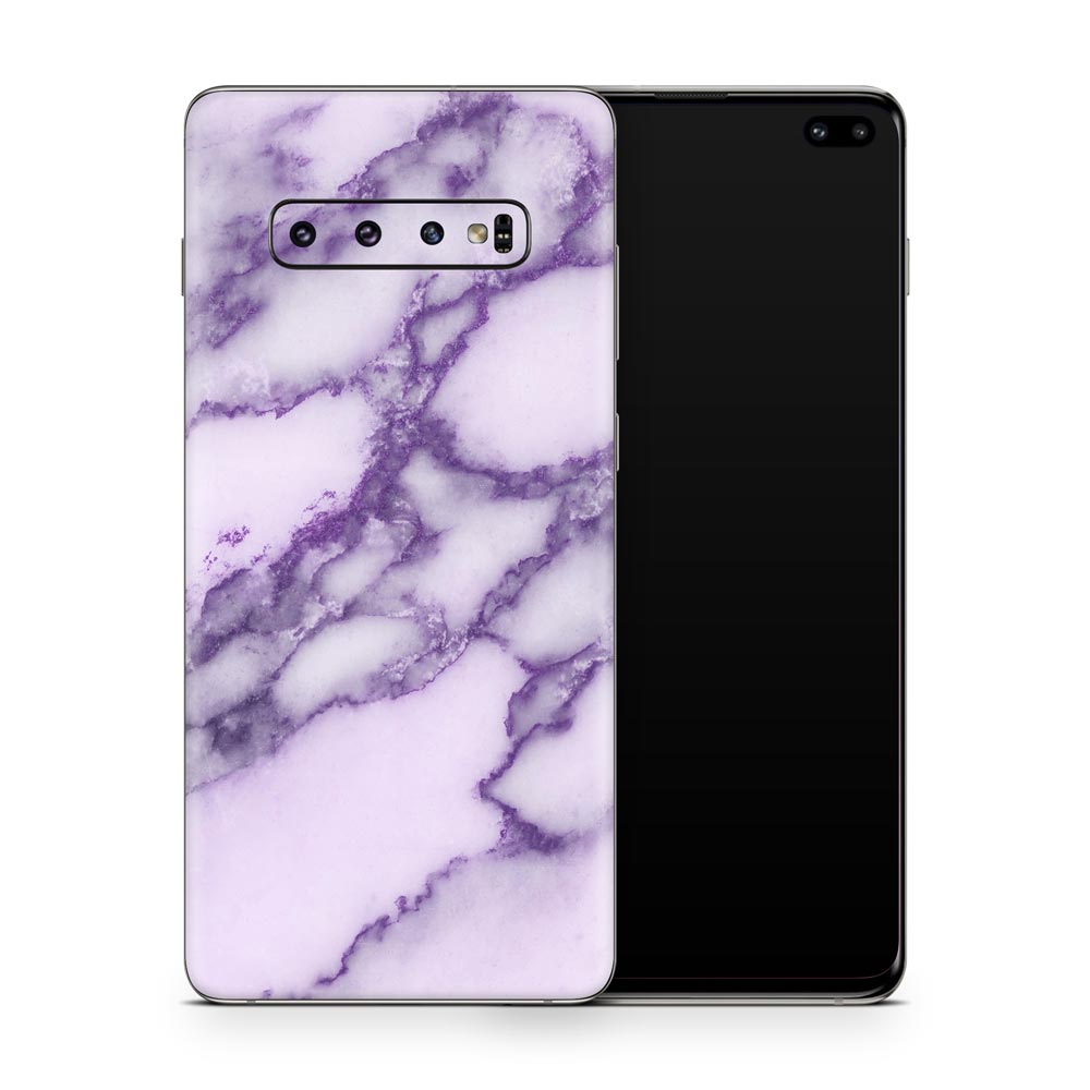 Purple Marble II Galaxy S10 Skin