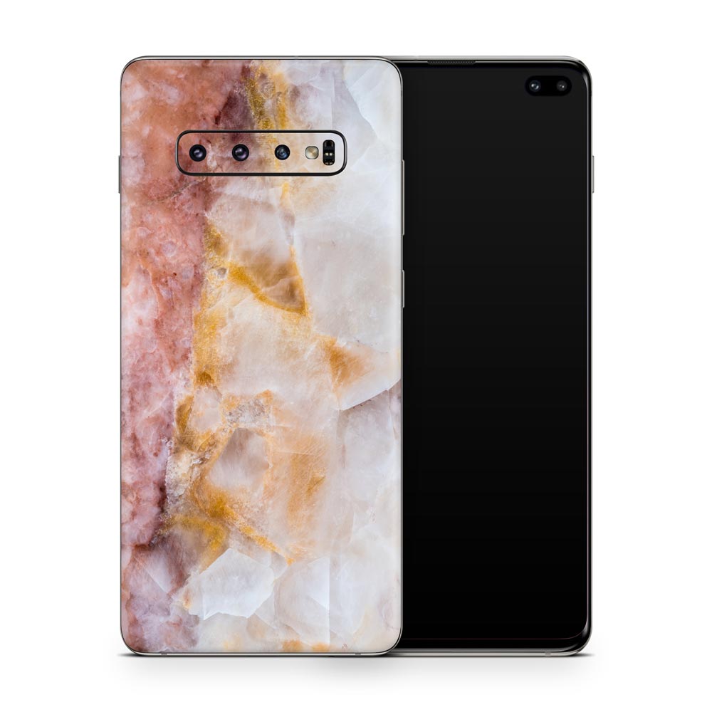 Sunset Marble Galaxy S10 Skin