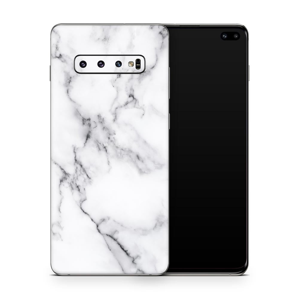 White Marble III Galaxy S10 Skin