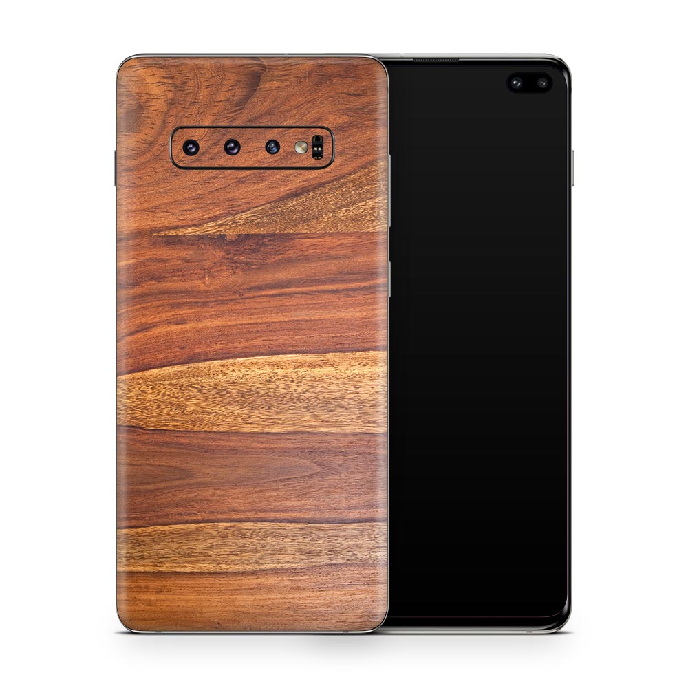 Palisander Rosewood Galaxy S10 Skin