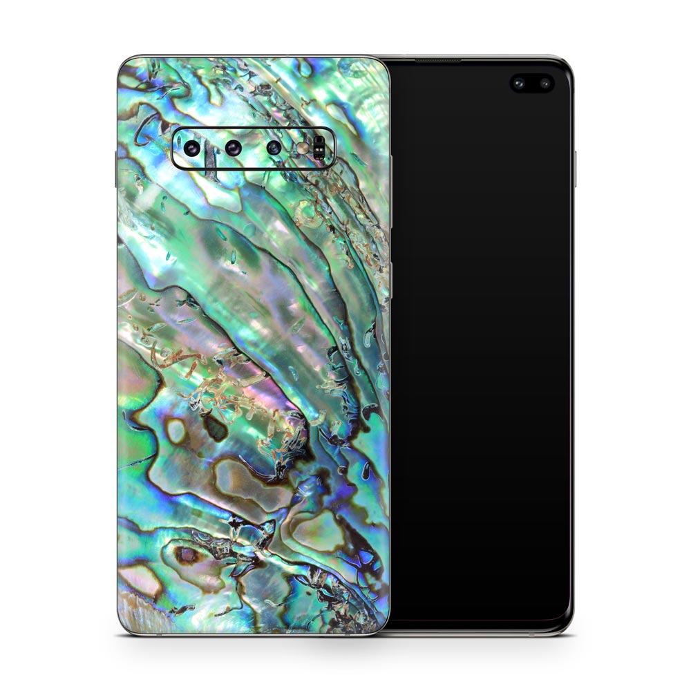 Pale Pearl Shell Galaxy S10 Skin