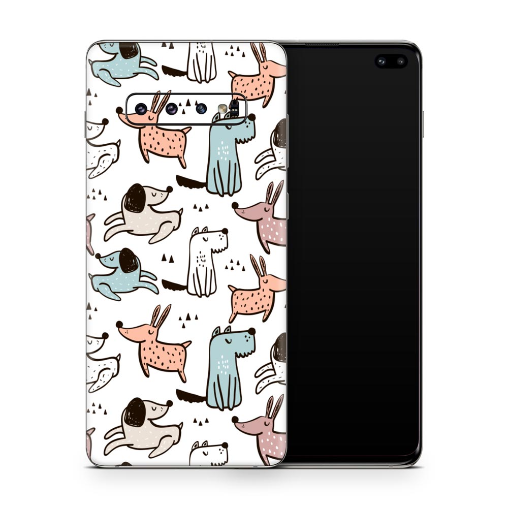 Puppies & Mutts Galaxy S10 Skin