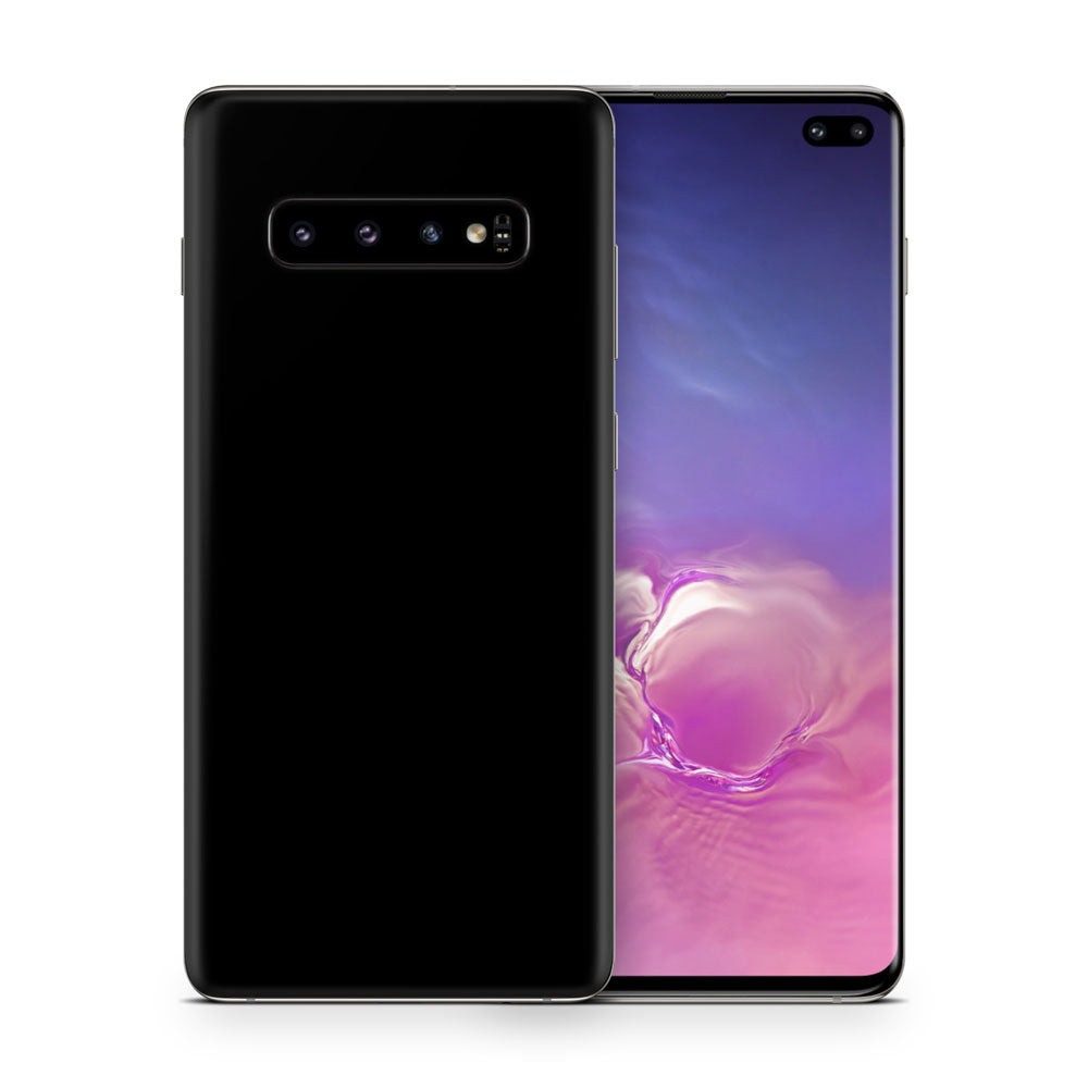 Black Galaxy S10 Skin