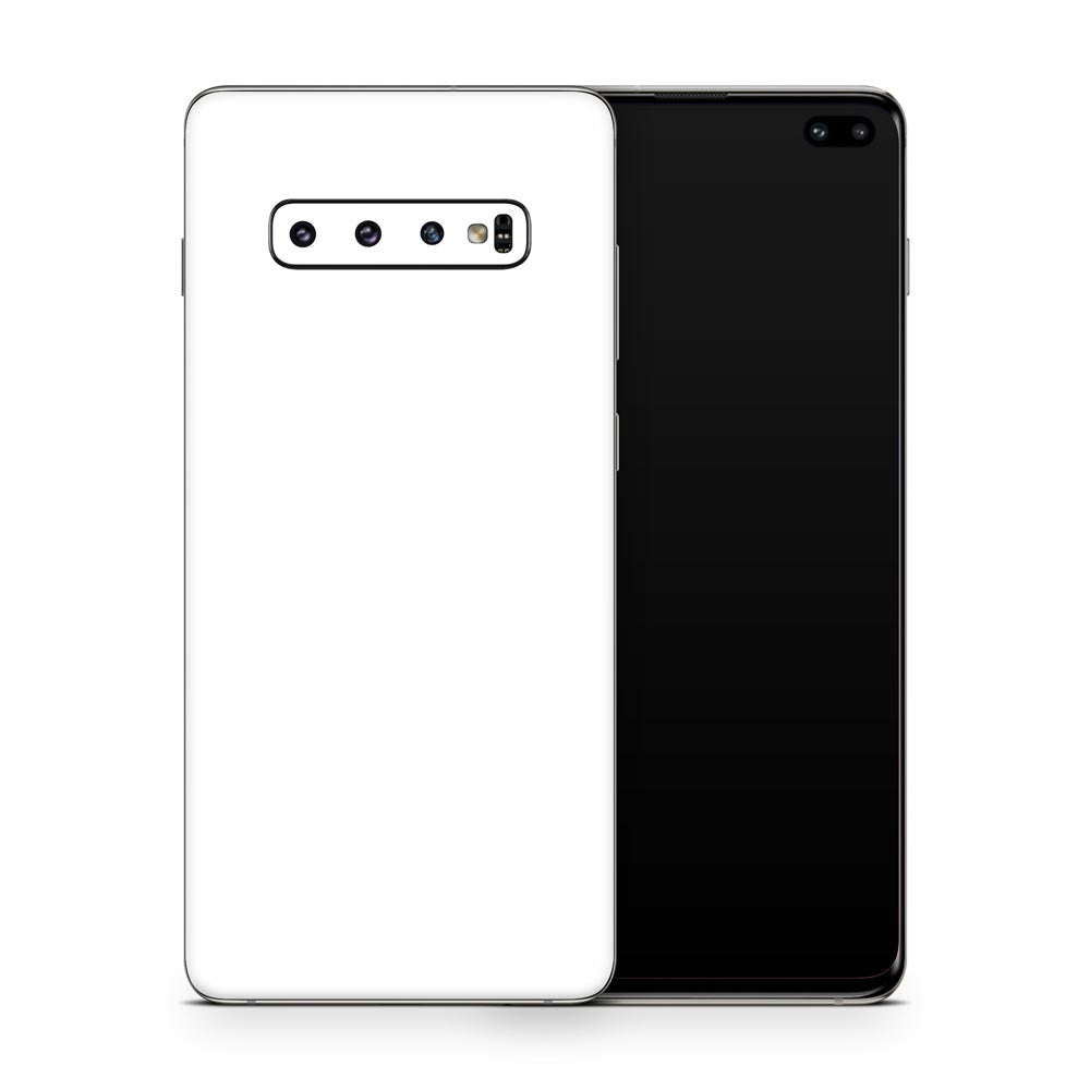 White Galaxy S10 Skin