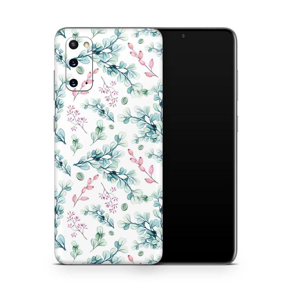 Berry Leaf Galaxy S20 Skin