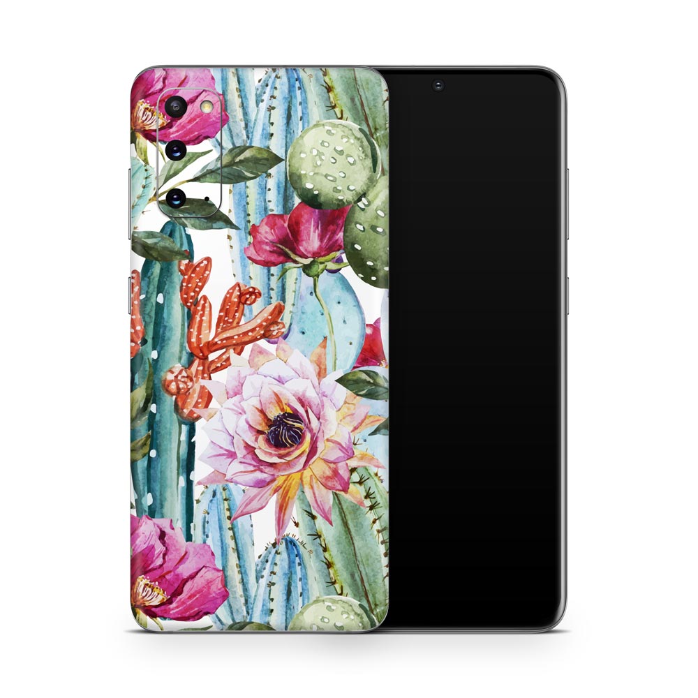 Cactus Flower Galaxy S20 Skin