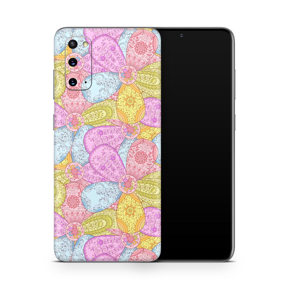 Happy Flowers Galaxy S20 Skin