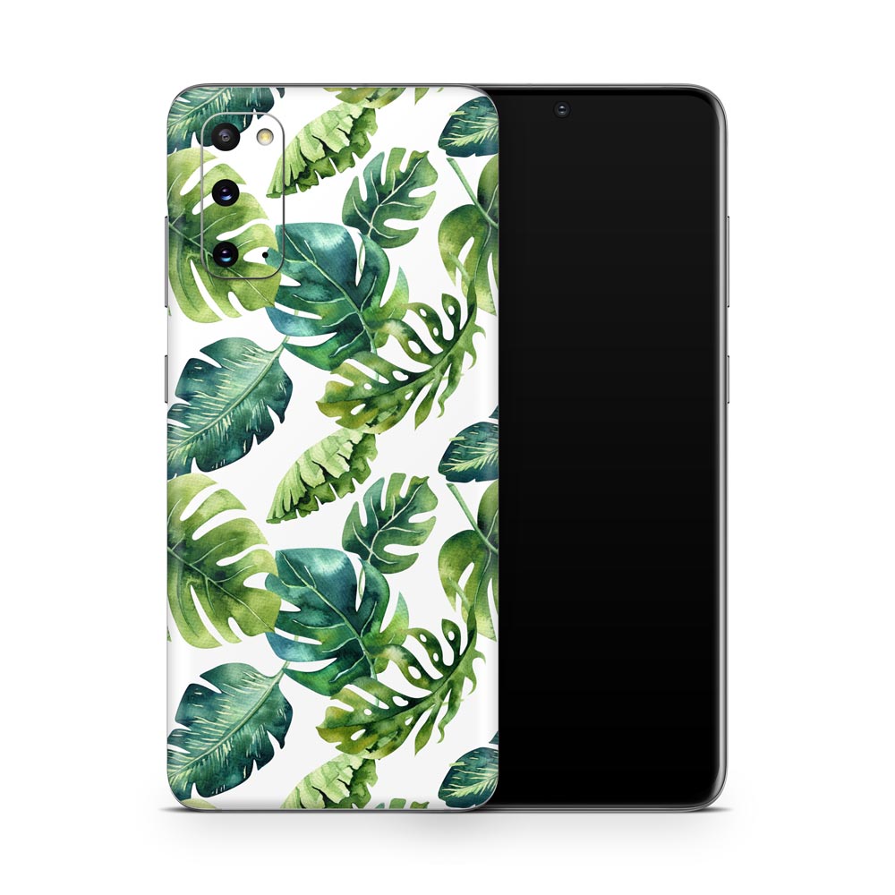 Palm Leaves Galaxy S20 Skin