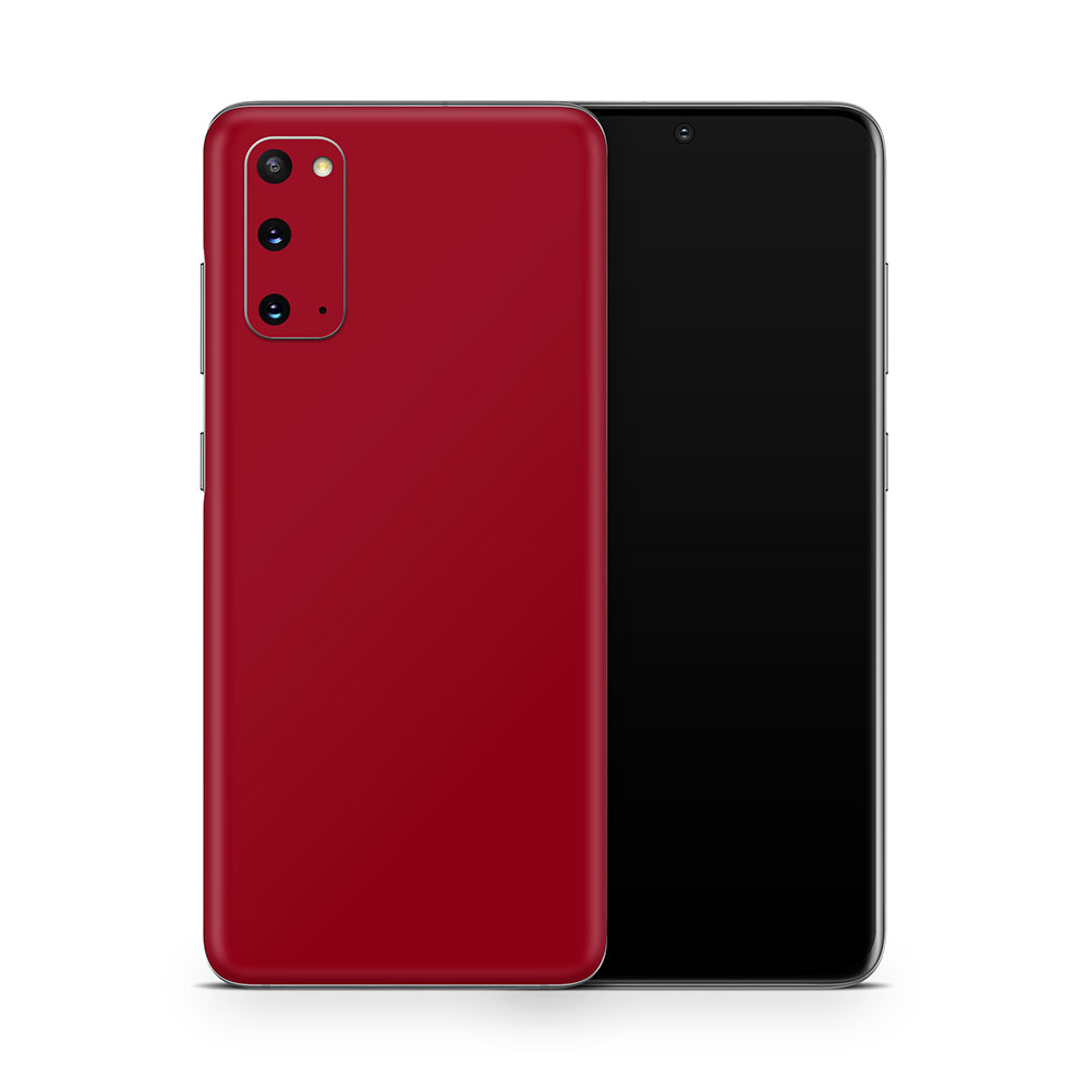 Red Galaxy S20 Skin