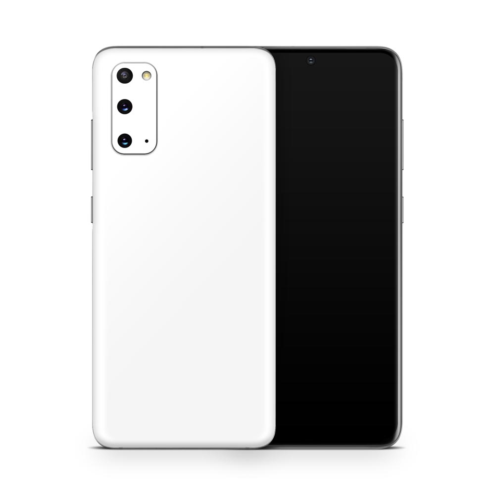 White Galaxy S20 Skin
