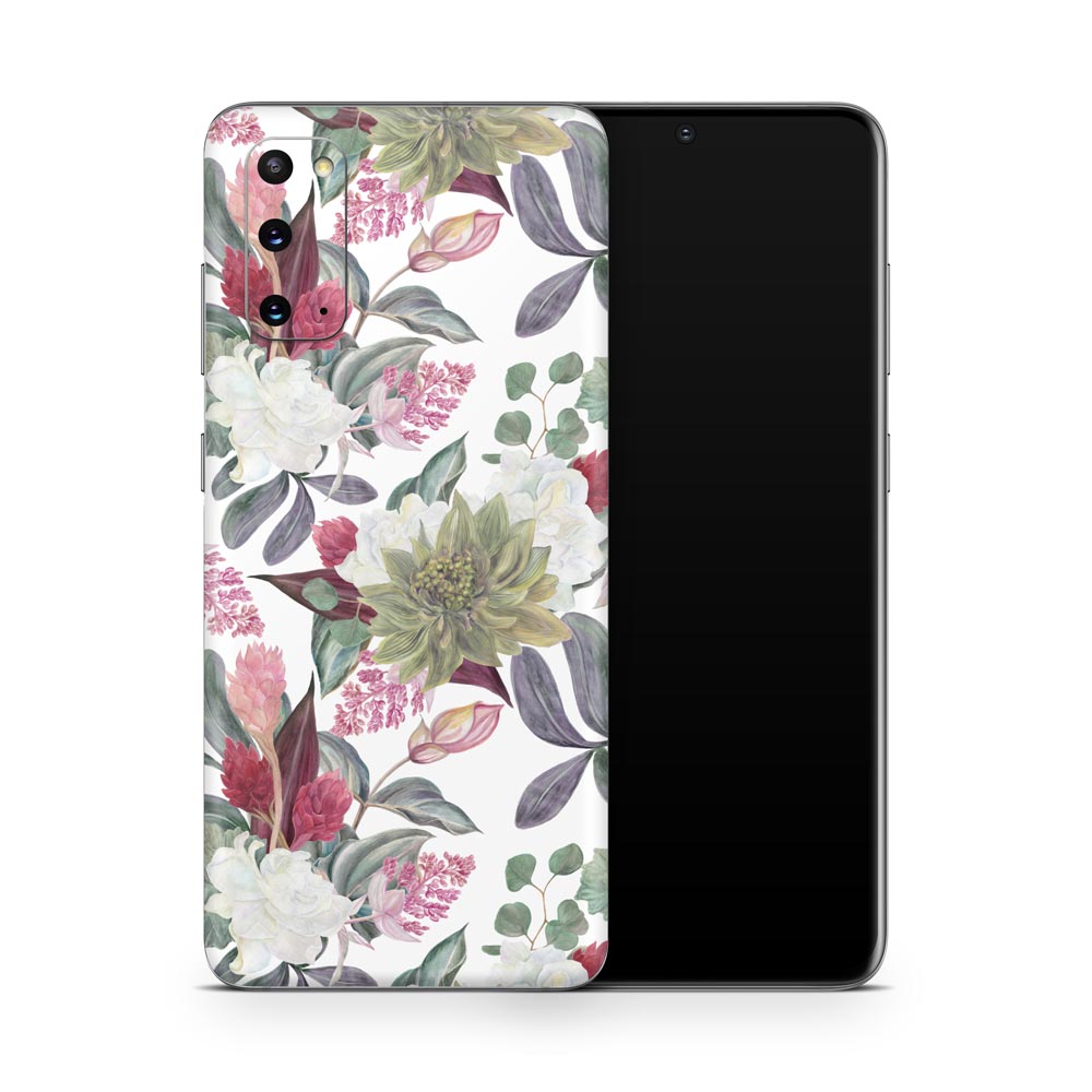 Watercolour Floral Galaxy S20 Skin